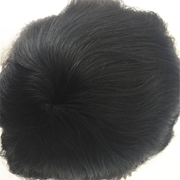 Thinskin style human hair toupee for men 1B# 1# top quality in stock YL139